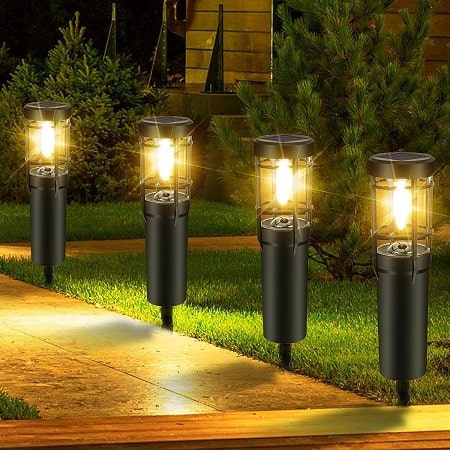 Lampes solaires de jardin